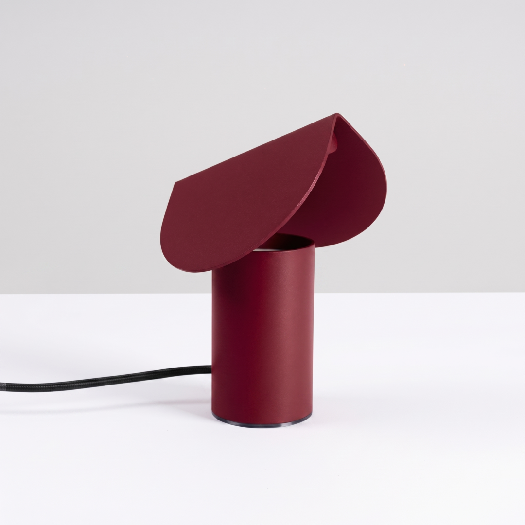 Lampa biurkowa BISCUIT burgund LED 3000K - 33734