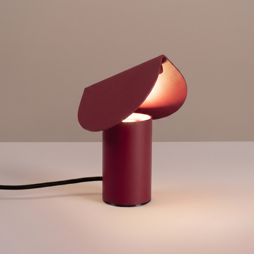 Lampa biurkowa BISCUIT burgund LED 3000K - 33735