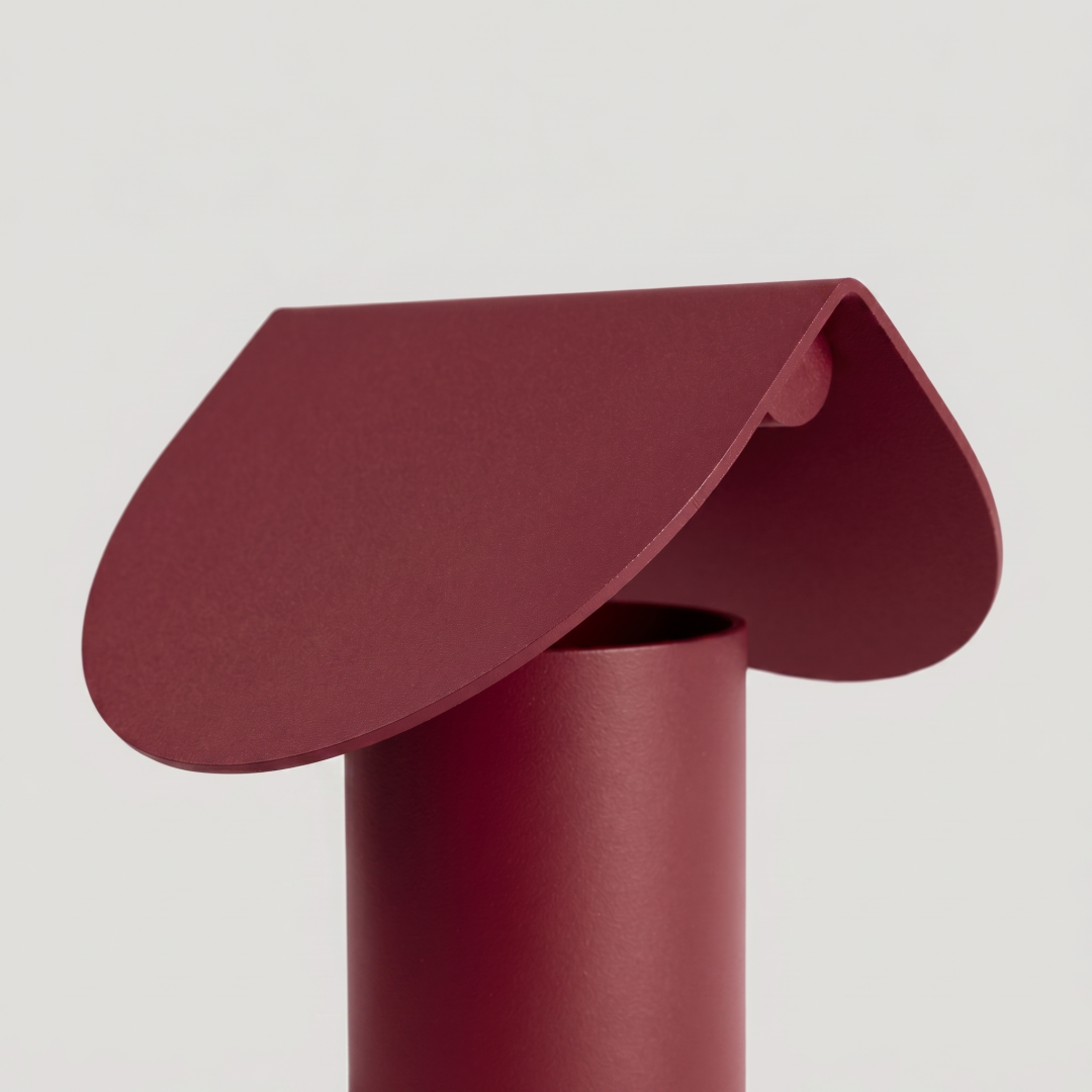 Lampa biurkowa BISCUIT burgund LED 3000K - 33736