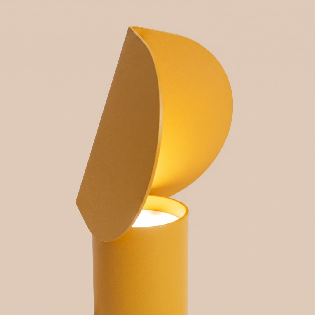 Lampa biurkowa BISCUIT żółta LED 3000K - 33759