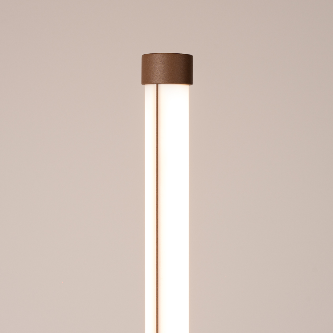 Lampa podłogowa TRANG brązowa 3000K - 33829