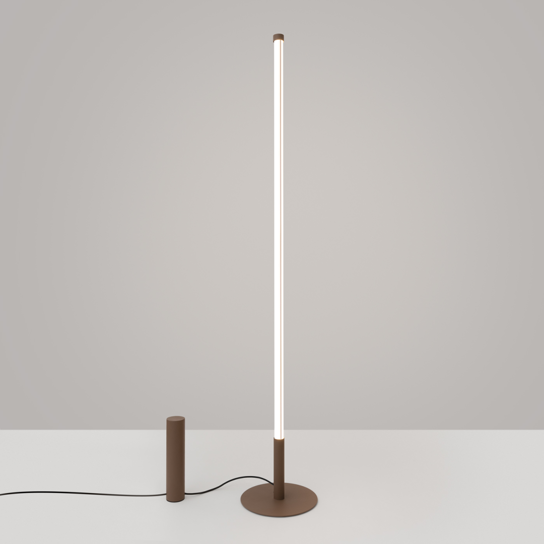 Lampa podłogowa TRANG brązowa 4000K - 33838
