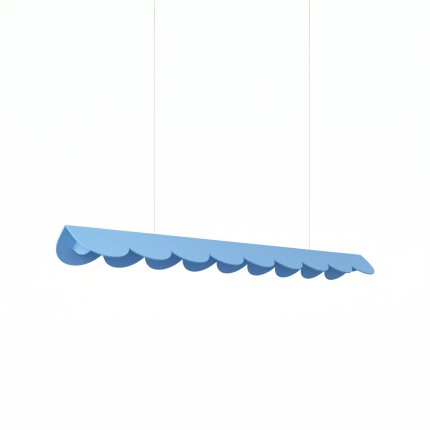 Lampa wisząca BISCUIT 100 błękitna LED 3000K