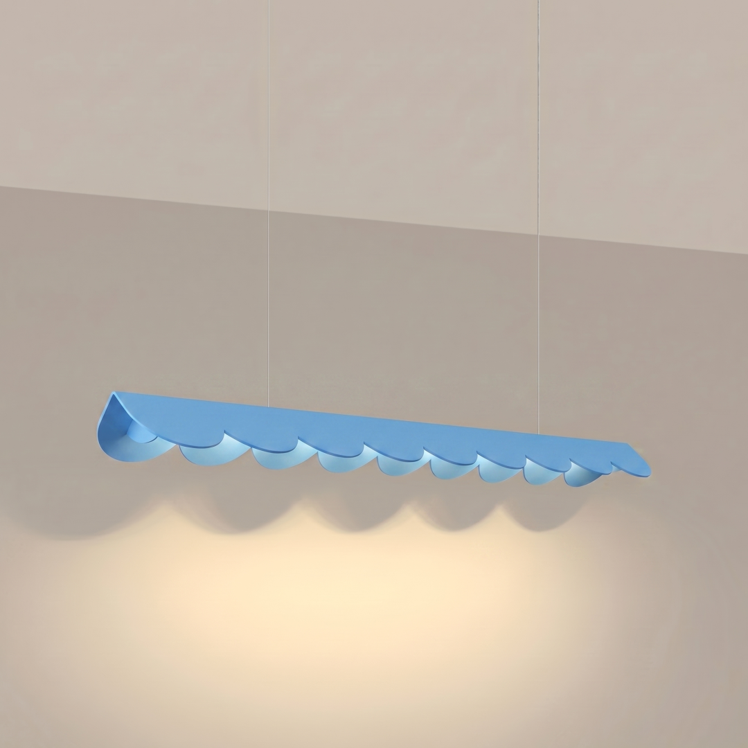 Lampa wisząca BISCUIT 100 błękitna LED 3000K - 34087