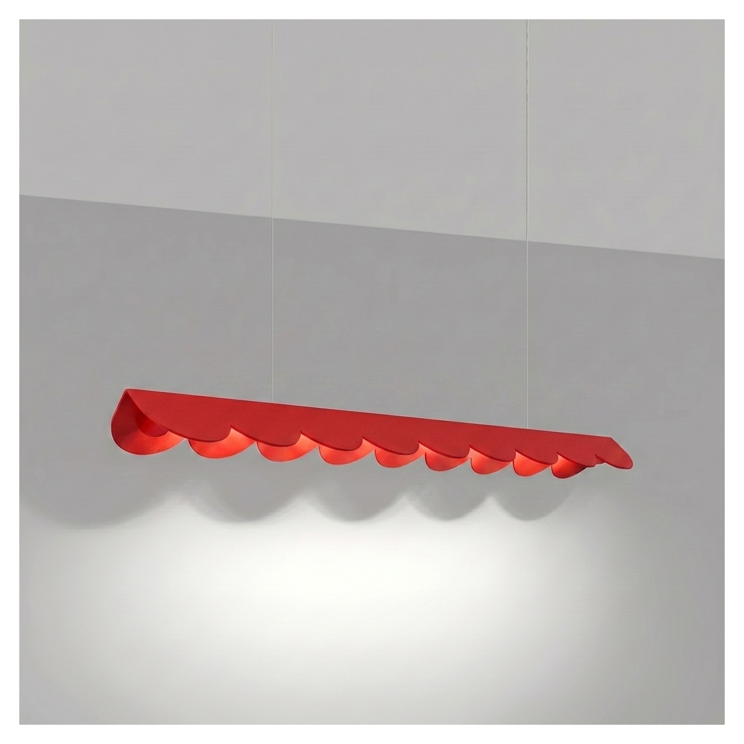 Lampa wisząca BISCUIT 100 czerwona LED 4000K - 34147