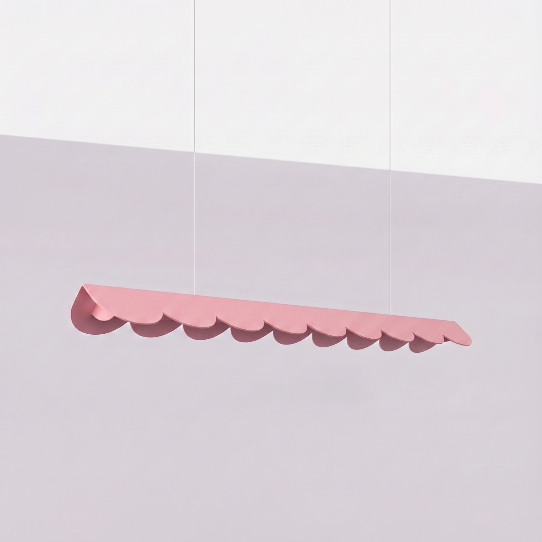 Lampa wisząca BISCUIT 100 różowa LED 4000K - 34170