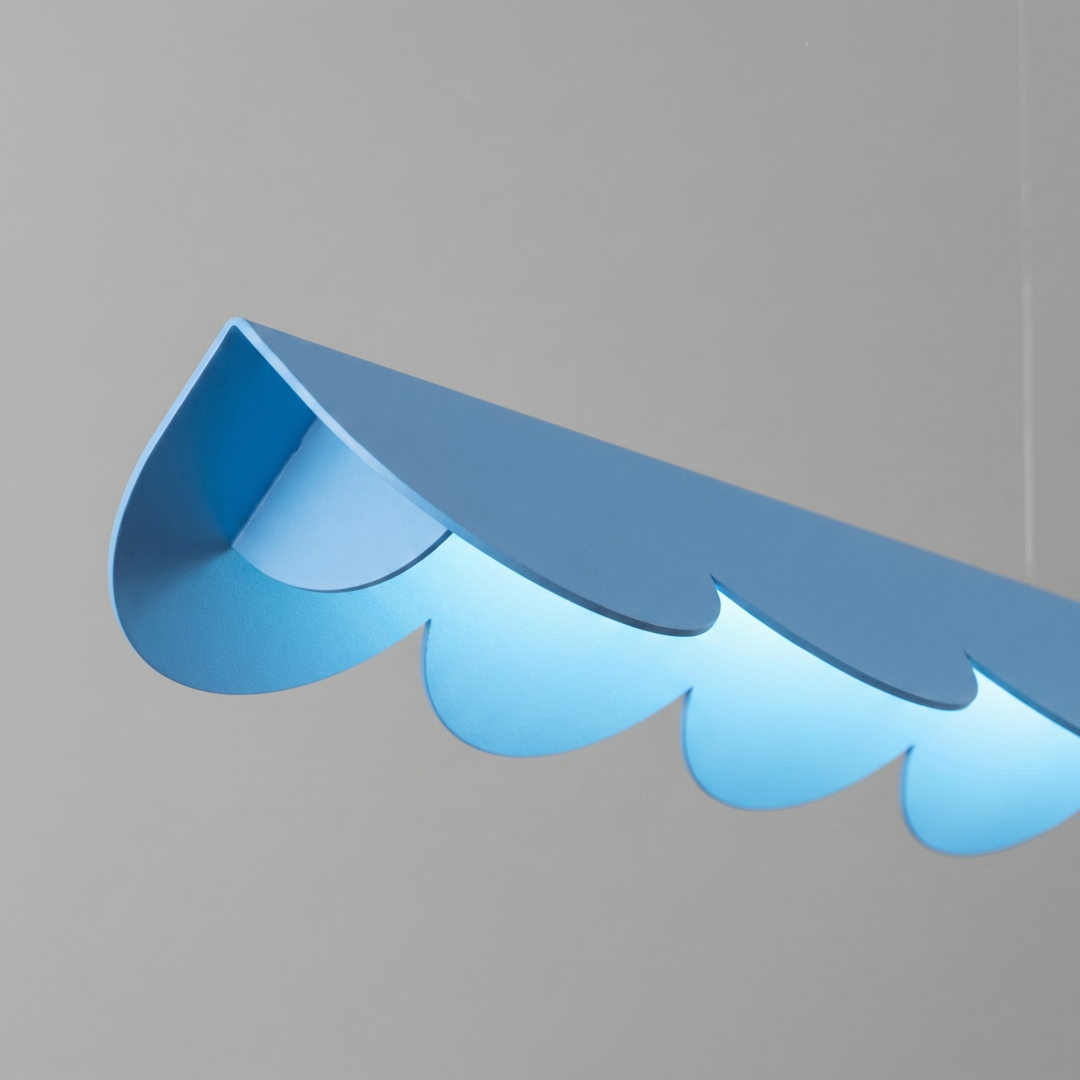 Lampa wisząca BISCUIT 130 błękitna LED 4000K - 34244