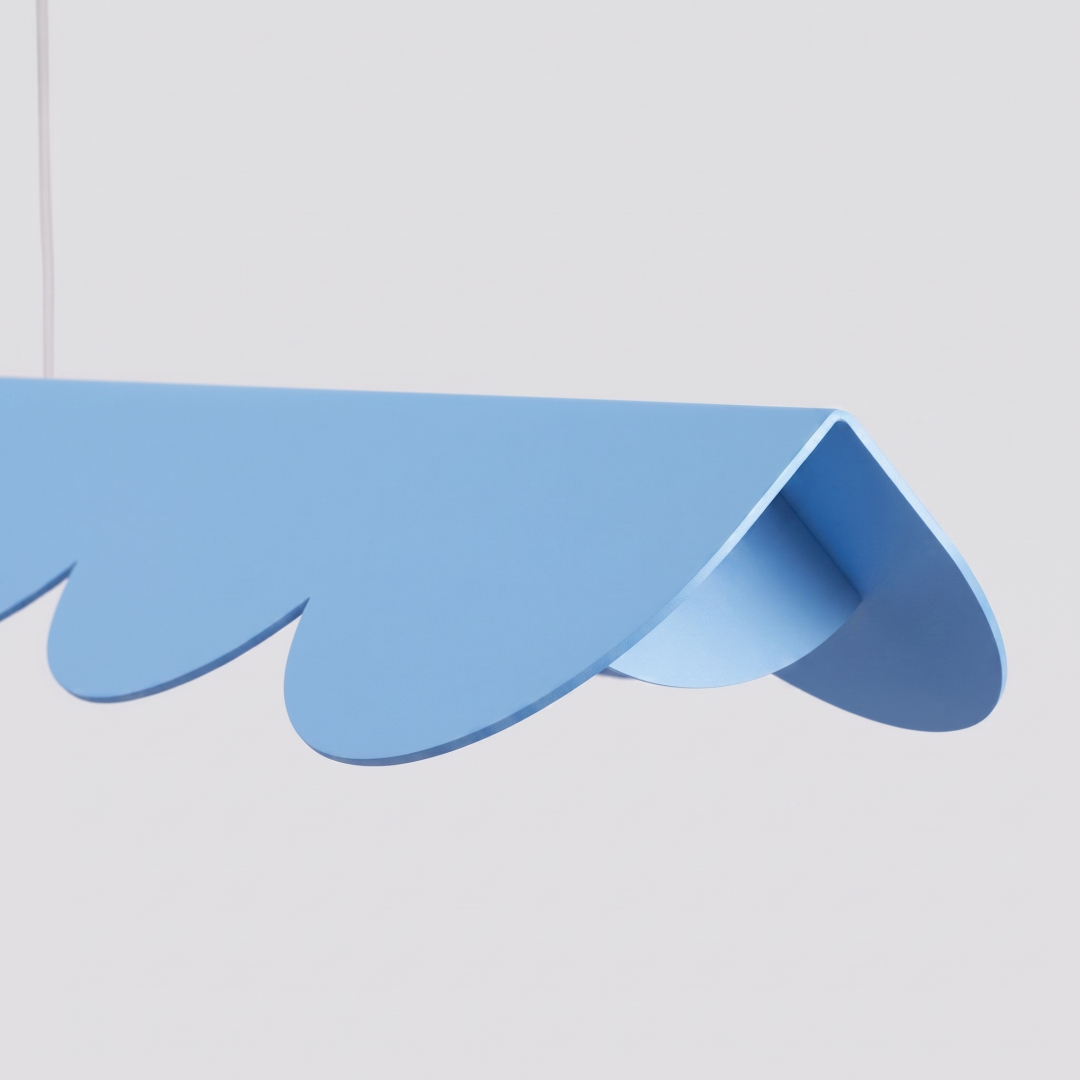 Lampa wisząca BISCUIT 130 błękitna LED 4000K - 34247