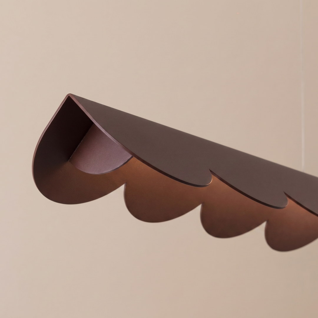 Lampa wisząca BISCUIT 130 brązowa LED 3000K - 34256