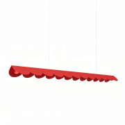 Lampa wisząca BISCUIT 130 czerwona LED 3000K