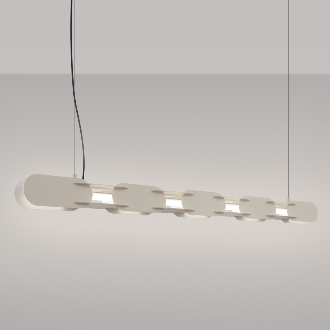Lampa wisząca CHAIN 158 beżowa LED 4000K - 34389