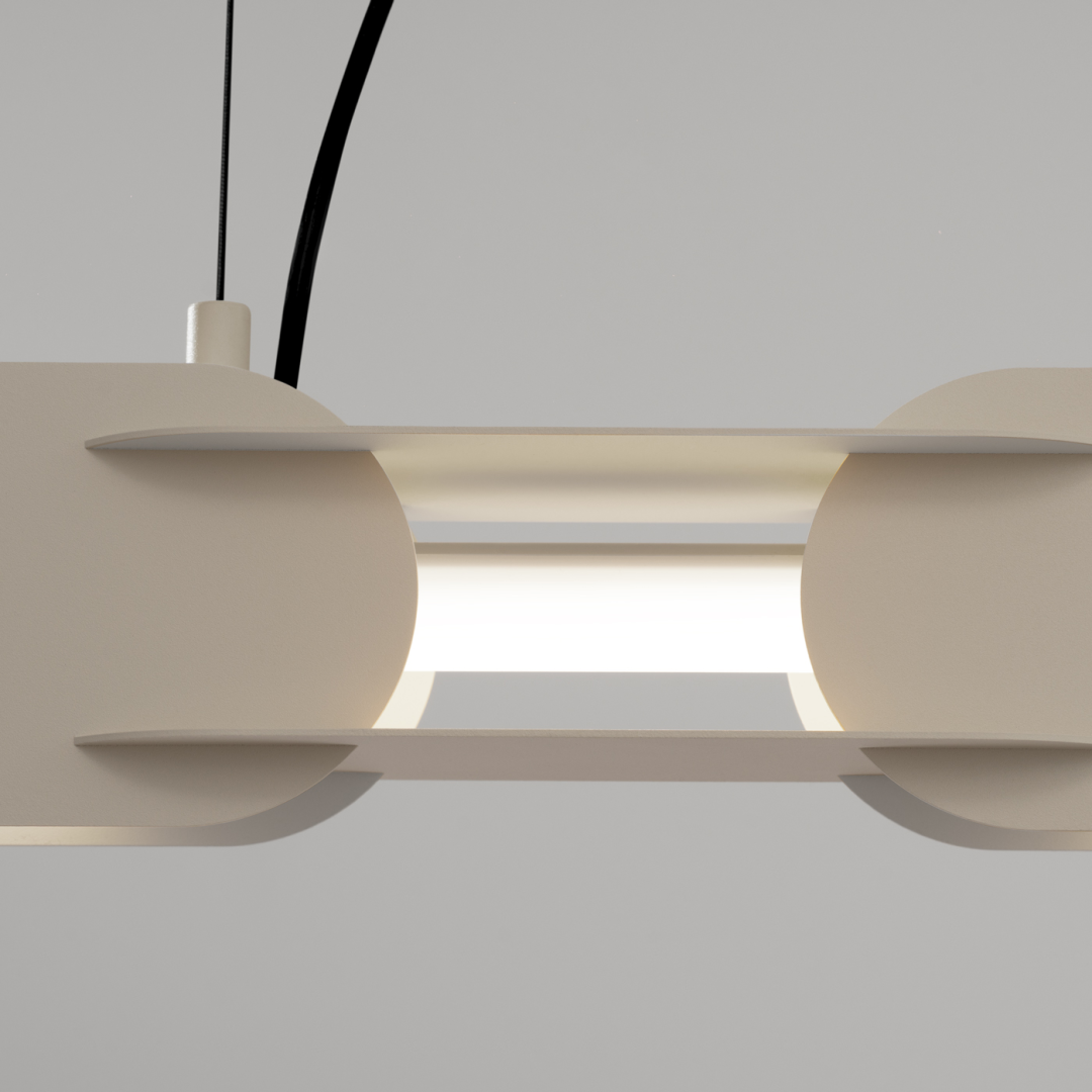 Lampa wisząca CHAIN 158 beżowa LED 4000K - 34390