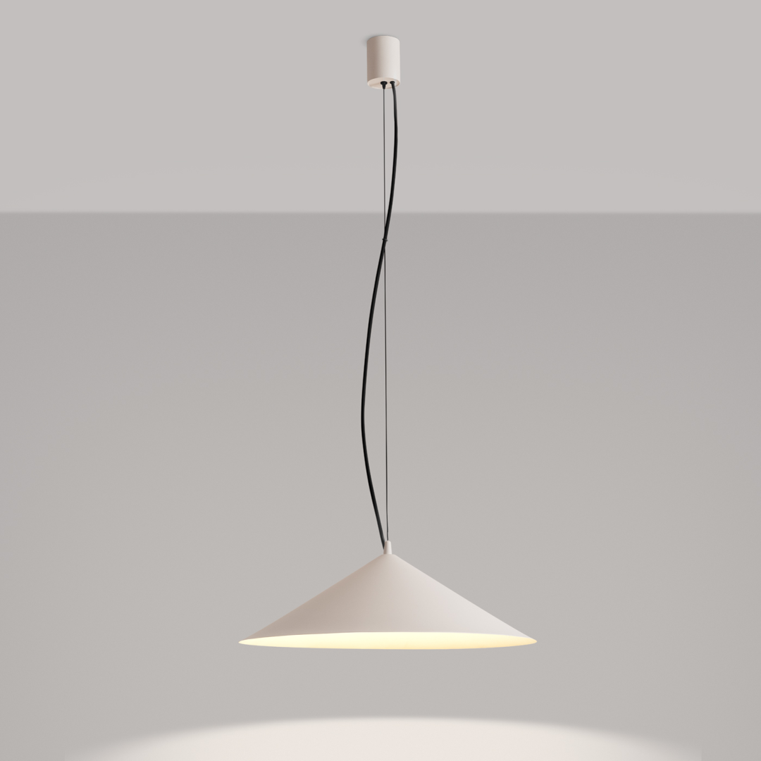 Lampa wisząca FINT beżowa LED 4000K - 35115