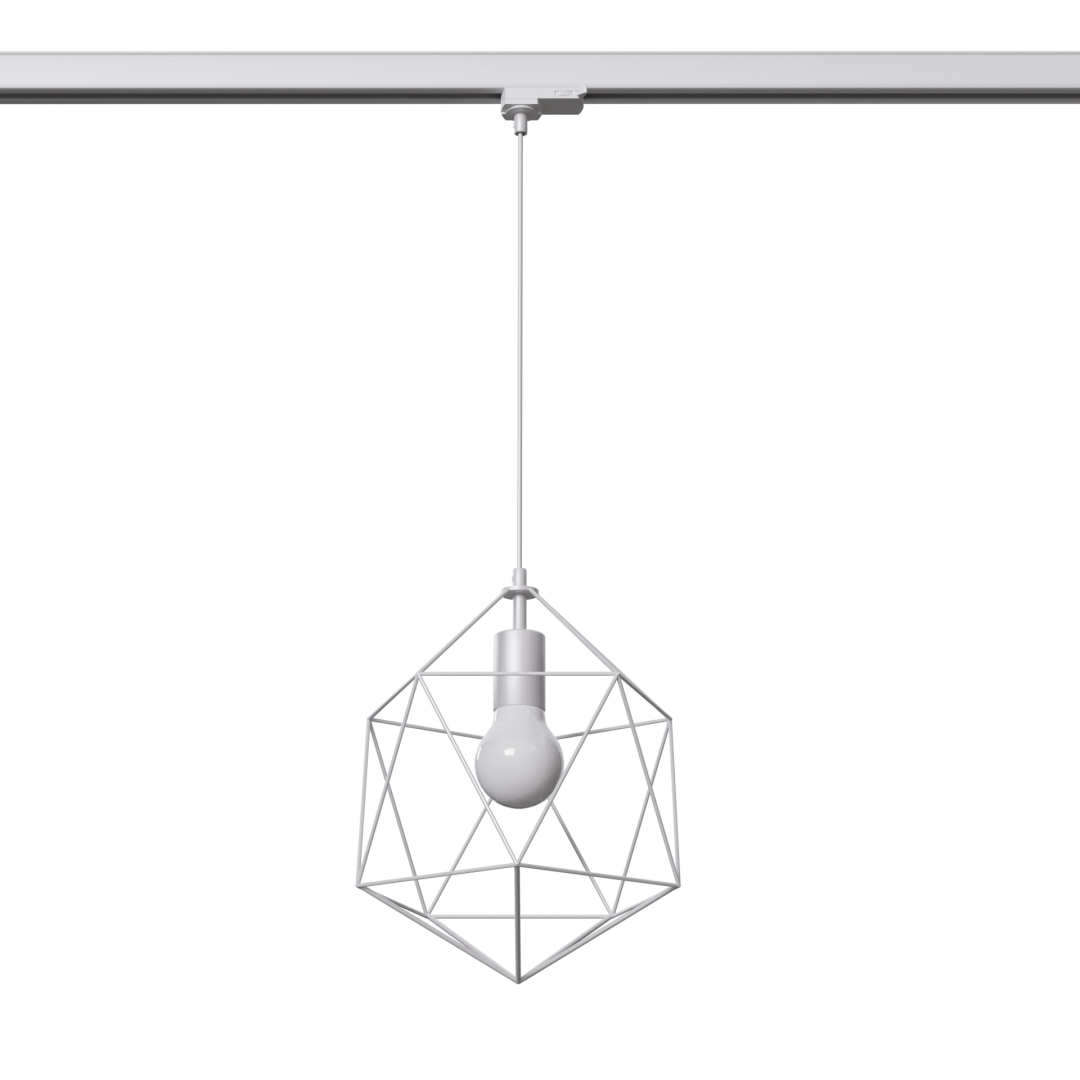 Lampa wisząca GASPARE biała E27 - 9666