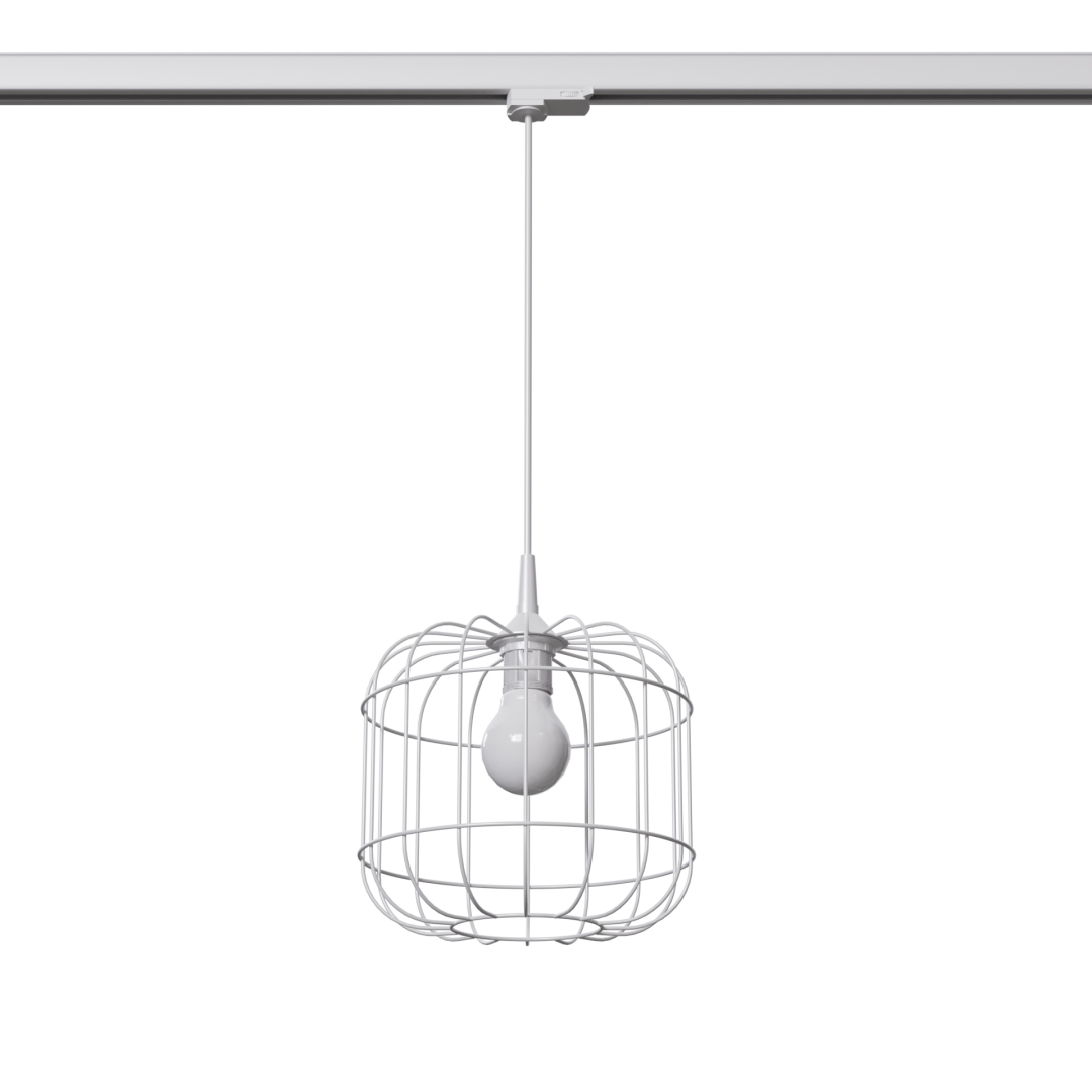 Lampa wisząca CELTA biała E27 - 9678