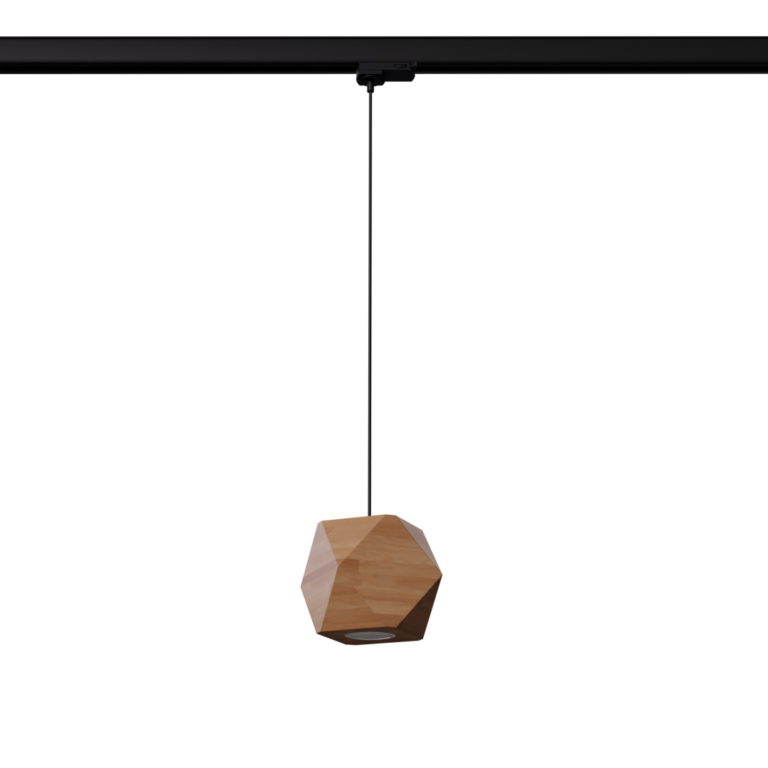 Lampa wisząca WOODY naturalne drewno GU10 4000K 7W 530lm B - 9758