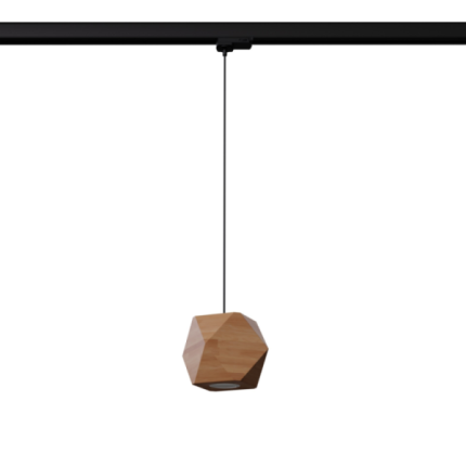 Lampa wisząca WOODY naturalne drewno GU10 4000K 7W 530lm B