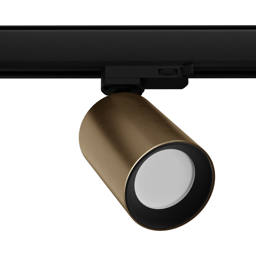 TIVA szczotkowany mosiądz GU10 3000K 7W 540lm - 9855