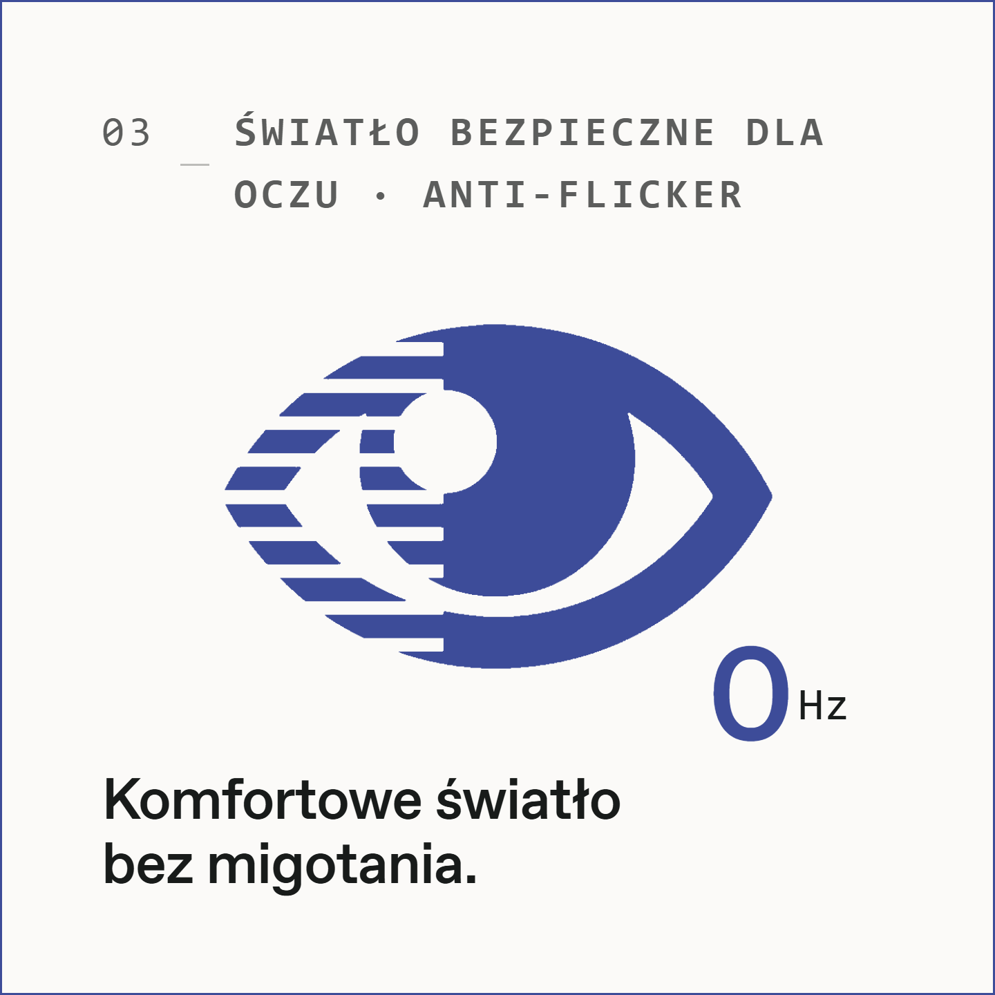 Anti-Flicker — komfortowe światło bez migotania
