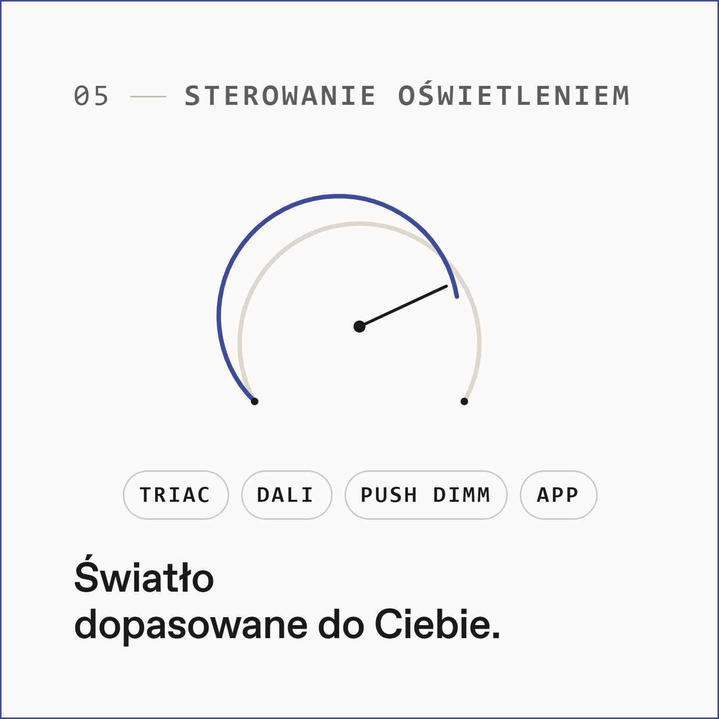 Zaawansowane sterowanie — światło dopasowane do Ciebie