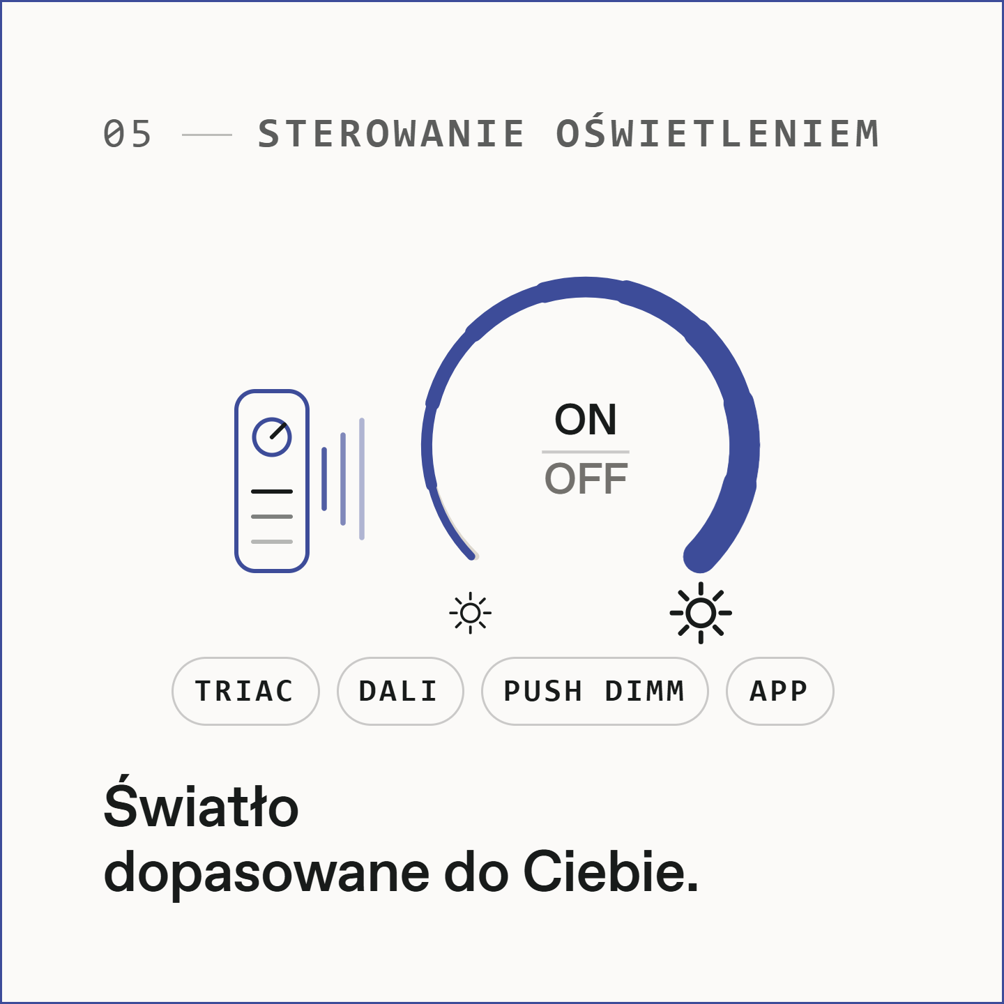Zaawansowane sterowanie — światło dopasowane do Ciebie